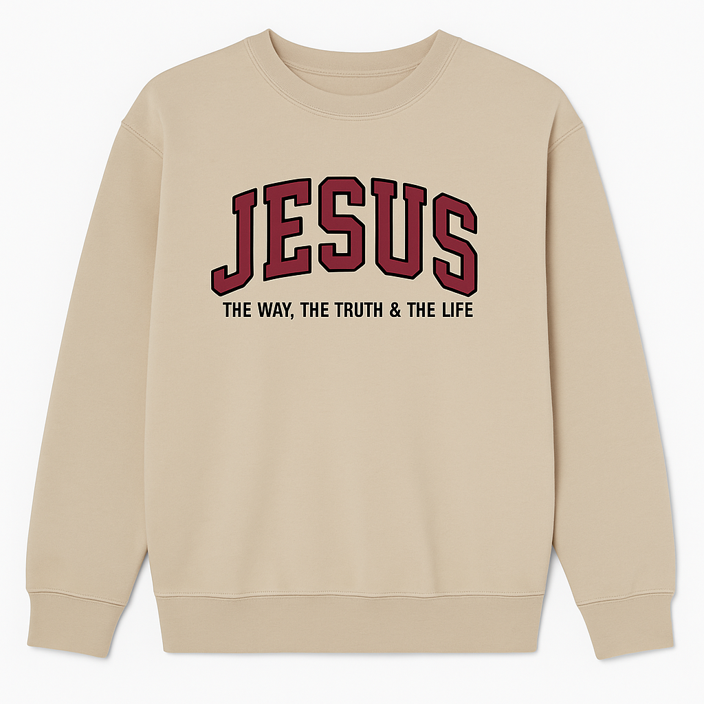 John 14:6 The Way Truth Life Crew Neck