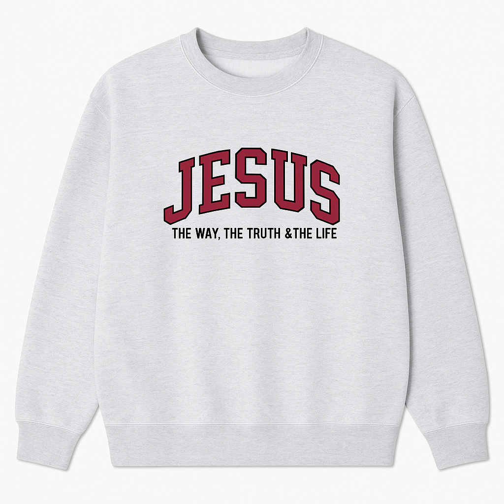 John 14:6 The Way Truth Life Crew Neck