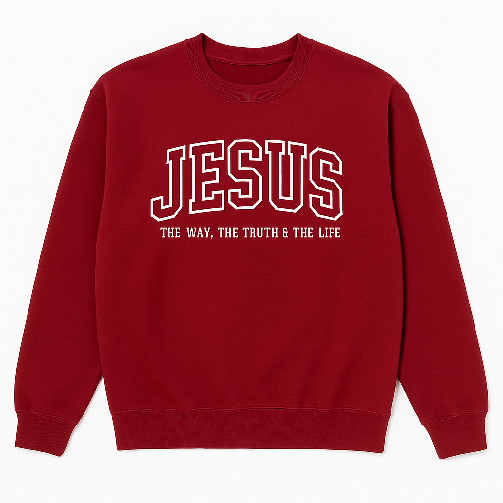 John 14:6 The Way Truth Life Crew Neck