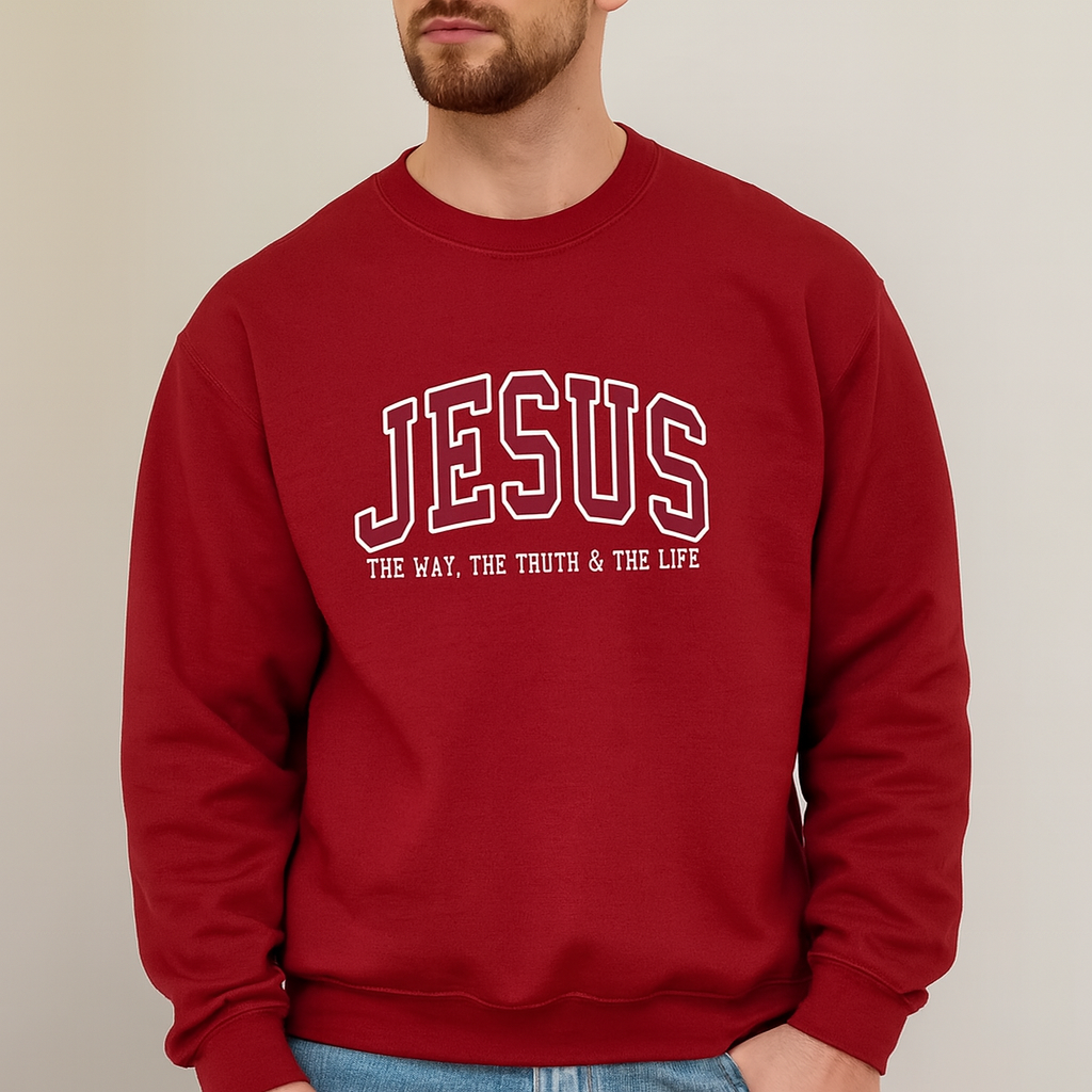 John 14:6 The Way Truth Life Crew Neck