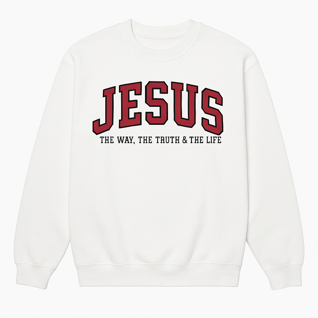 John 14:6 The Way Truth Life Crew Neck