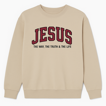 John 14:6 The Way Truth Life Crew Neck