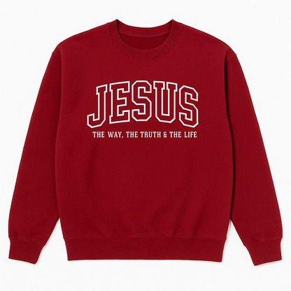 John 14:6 The Way Truth Life Crew Neck