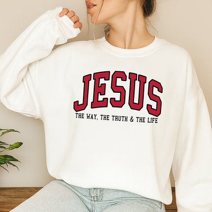John 14:6 The Way Truth Life Crew Neck
