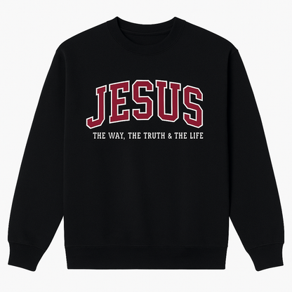 John 14:6 The Way Truth Life Crew Neck