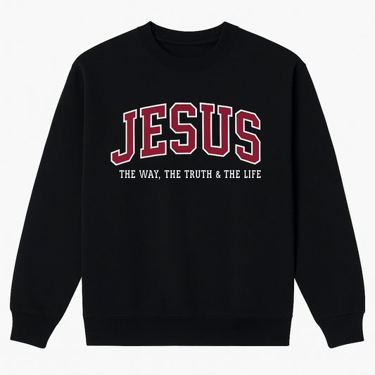 John 14:6 The Way Truth Life Crew Neck